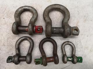 5x Assorted Bow Shackles