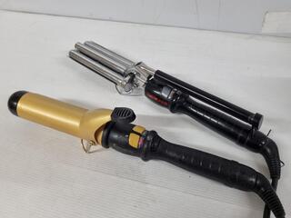 2x Heated Hair Stylers 