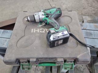 Hitachi 18V Cordless Impact Driver Drill w/ Battery & Case