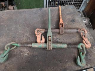 2x Ratchet Chain Binders