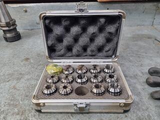 14x ER25 Collets w/ Case