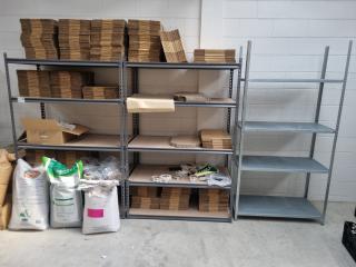 3 x Shelving Units