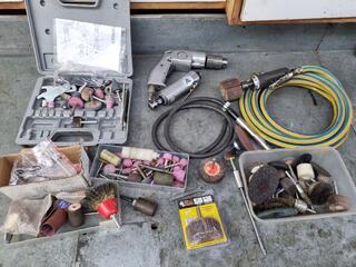 Air Die Grinders, Drill, & Attachments