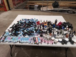 Assorted Lot of Professional Hair Care Products, Dyes, Used & New Units