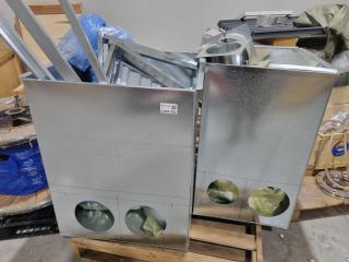 Pallet of Assorted Industrial Vent Components & Parts