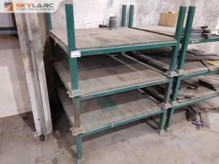 3 x Steel Pallet Stillages