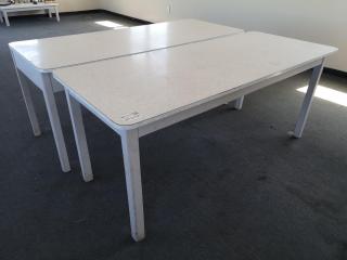 2x Vintage Retro Office Tables