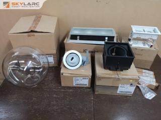 9x Assorted iGuzzini Branded Light Units & Accessories