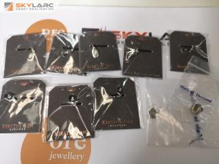 10x Kristin Ash Sterling Silver Letter P Charms