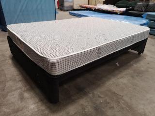 Queen Bed w/ Mobile Bed Base