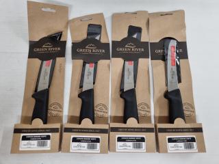 4x Green River 150mm Boning Knives by Victory Knives