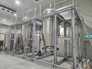 2 x Large Stirred Tanks on Stand