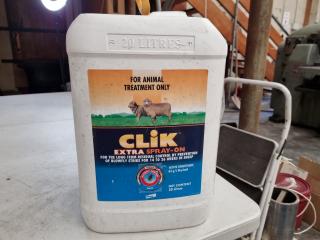 Elanco Clik Extra Spray-On Blowfly Strike Prevention for Sheep, 20L