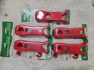 5 x Irrigation Tube Punch & Cutter