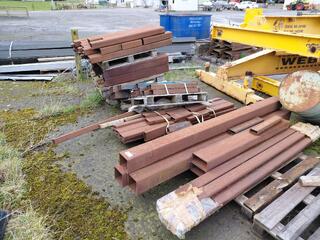 4 pallets of box steel