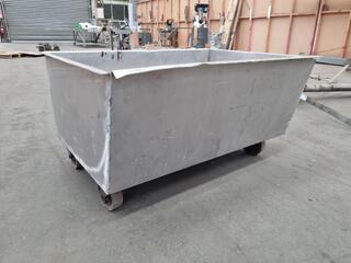 Aluminium Mobile Bin Trolley