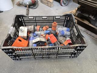 Bin of Electrical Plugs Etc
