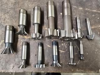 Large Lot of Assorted Milling Tools