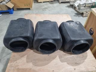 3x Industrial Rubber Seals or Baffles, or Bladders, or Similar?