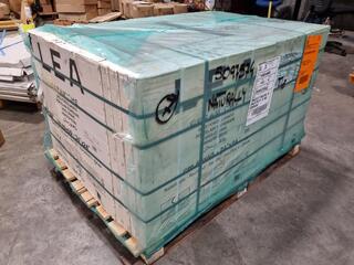 128x Rectified Porcelain 600x600mm Tiles