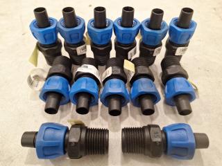 13 x LDMC15 15mm Male Couplings