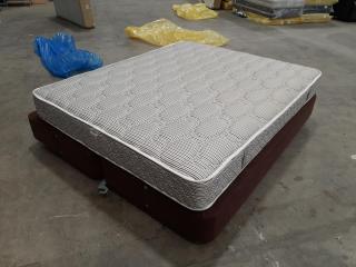 Super King Base (2 x Conjoined Long Singles) with Queen Size Mattress