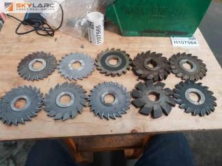 10 x Milling Machine Cutters