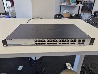 D-Link 28-Port Gigabit Snary Switch DGS-1210-28P