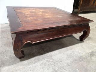 Large Styled Wooden Coffee Table
