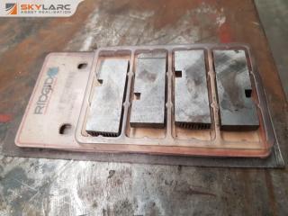 Set of Ridgid Pipe Dies