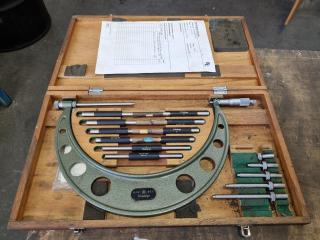 Mitutoyo 6-12" Outside Micrometer Set 104-138