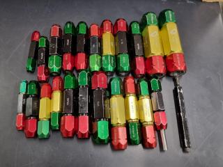 22x Assorted Go-No-Go Plug Gauge Handles