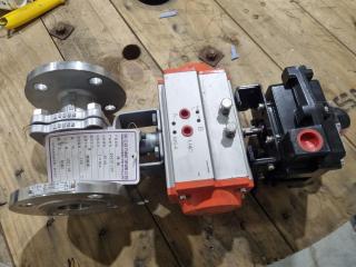 Stainless Ball Valve w/ Actuator & Control Valve