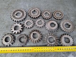 14x Assorted Gear, Side, & Angle Mill Cutters