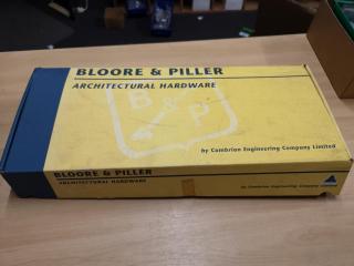 Modern Stylish Satin Chrome Door Pull Handles by Bloore & Piller, New