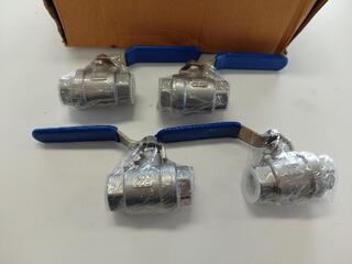 ½ inch 304 stainless steel ball valves