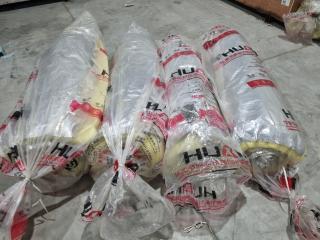 4x Rolls of HVAC Duct Wrap / Insulation Blankets