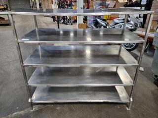 Stainless Steel Shelving Rack