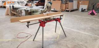 Makita Combination Mitre Saw on Milwaukee Work Stand