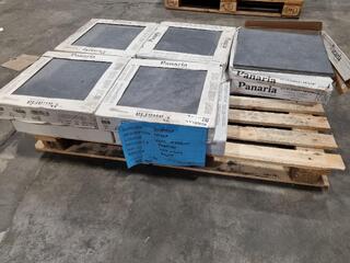 70x Rectified Porcelain 400x400mm Tiles