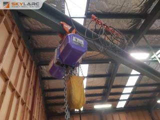 1 Ton Electric Chain Hoist and I-Beam Trolley