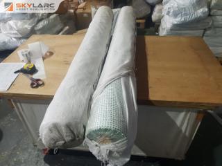 2 New Rolls Polycotton Printed Fabric