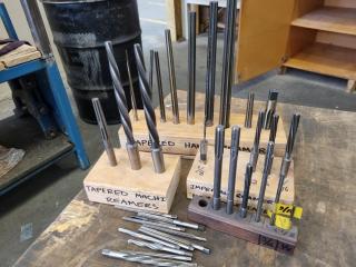 Assorted Metric & Imperial Tapered & Straight Reamers