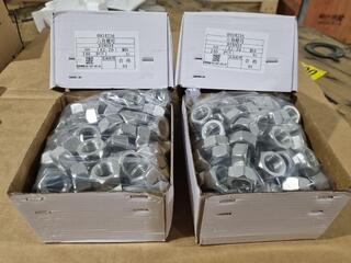 304 Grade Stainless M16 Hex Nuts, 280x Units, New