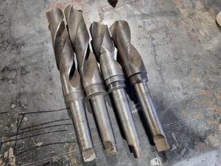 4x Imperial Drills w/ Morse Taper No.4 Shanks