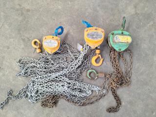 3 Chain Block Hoists