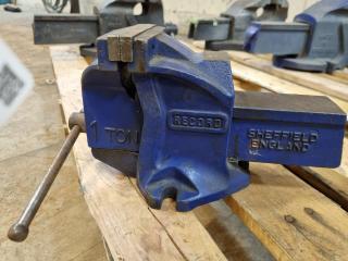 Record 100mm Benchtop Vice