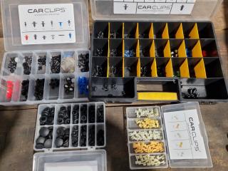 Assorted Car Clips and Blanking Sets