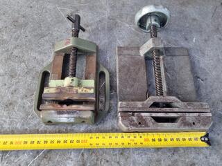 2x Small Mill Vices