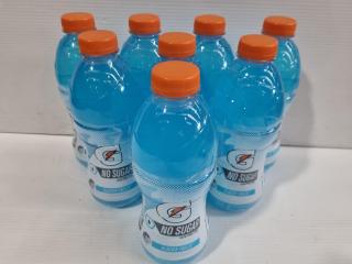 Gatorade No Sugar Electrolytes Glacier Freeze, 8x 1-Litres